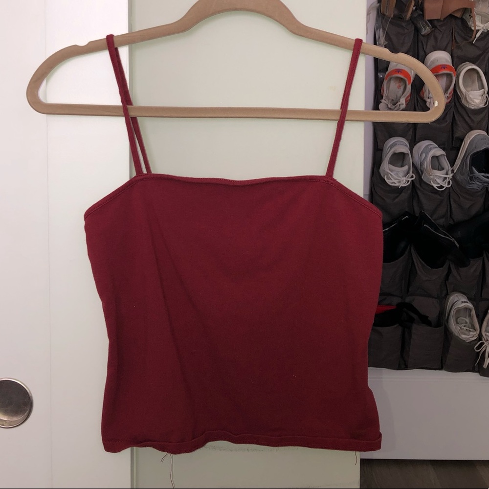 Square neck tank top